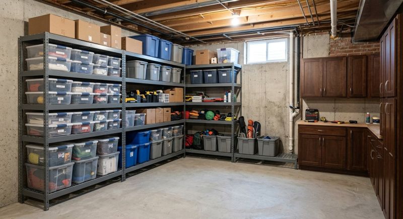 Basement Storage Installation in Raleigh, NC