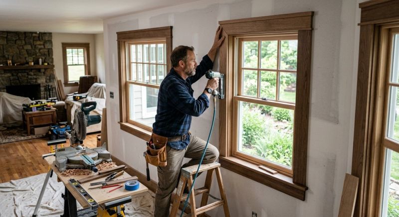 Custom Wood Trim Installation in Wilmington, NC