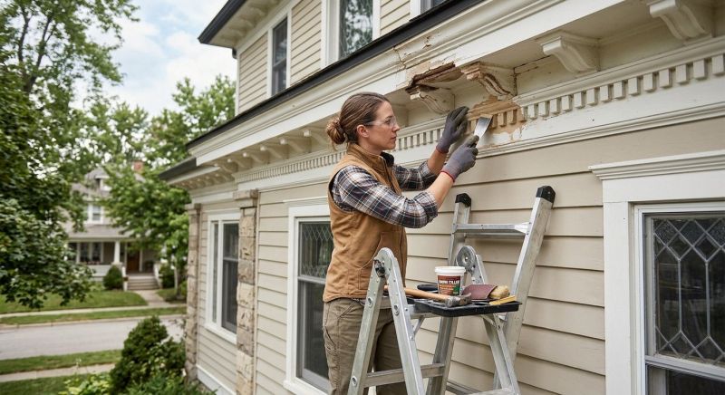 Exterior Window Molding Repair in Alpharetta, GA