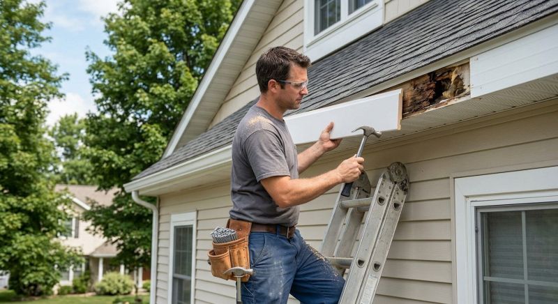 Garage Fascia Repair in Alpharetta, GA