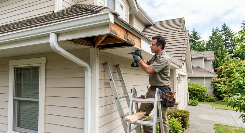 Soffit Damage Repair in Olathe, KS