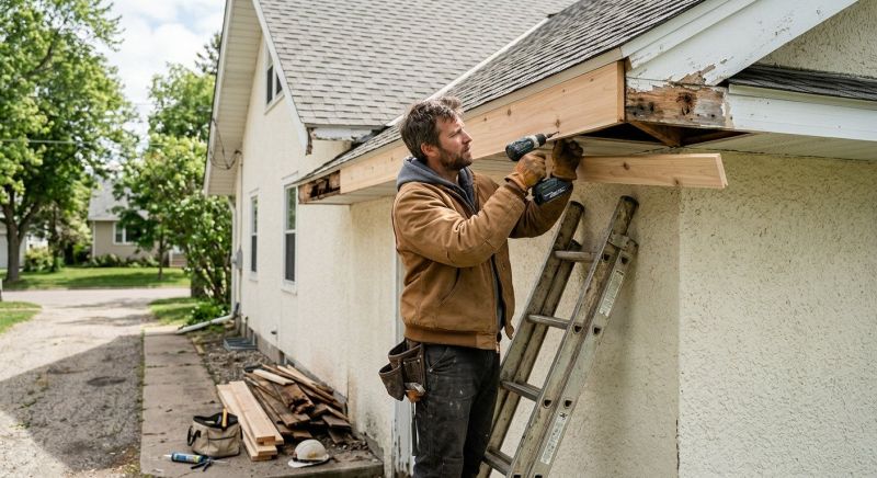 Wooden Eaves Repair in Olathe, KS