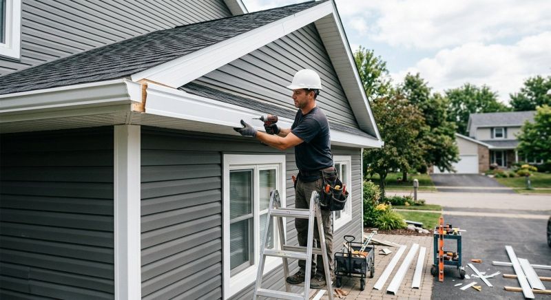 Aluminum Fascia Replacement in Alpharetta, GA