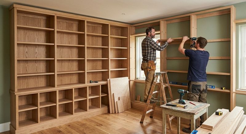 Bookcase Installation in Raleigh, NC