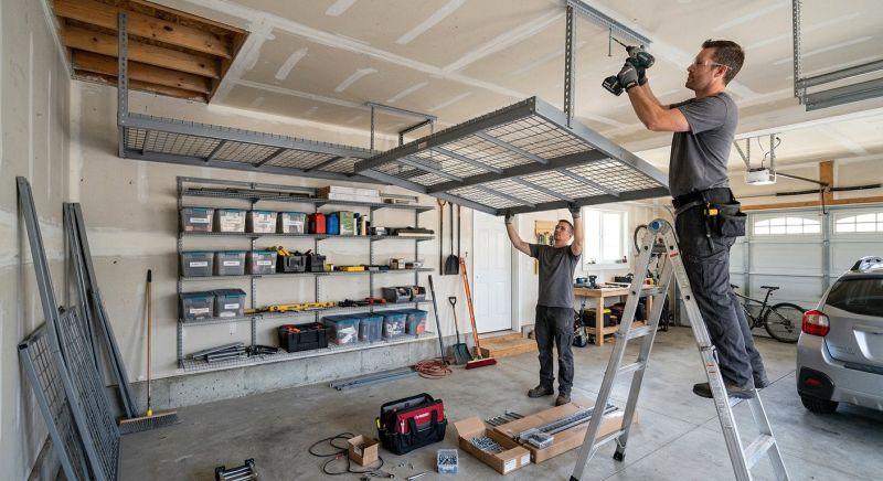 Ceiling Rack Installation in Arlington, VA