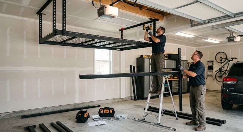 Ceiling Rack Installation in Bethesda, MD