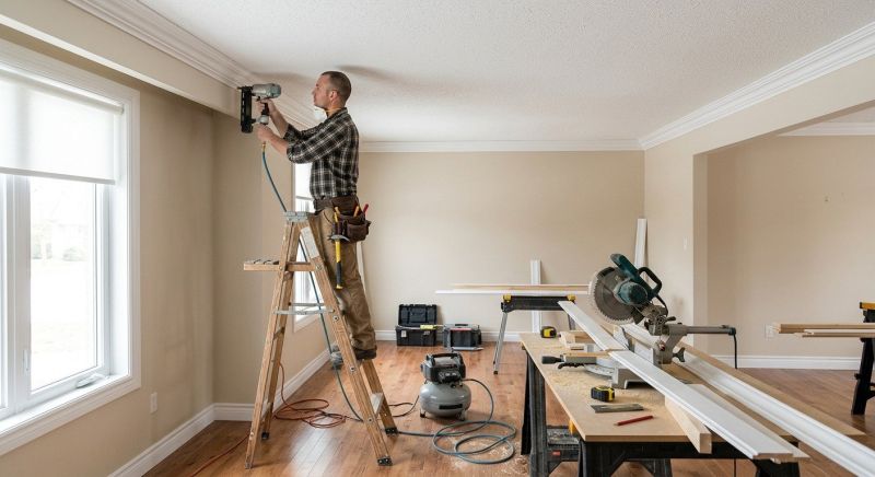 Crown Molding Installation in Wilmington, NC