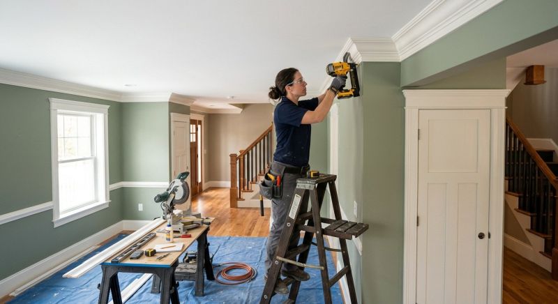 Crown Molding Installation in Kansas City, KS