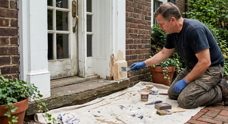 Exterior Door Trim Repair in Conroe, TX