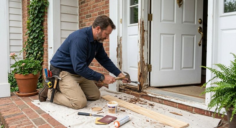 Exterior Door Trim Repair in Wilmington, NC