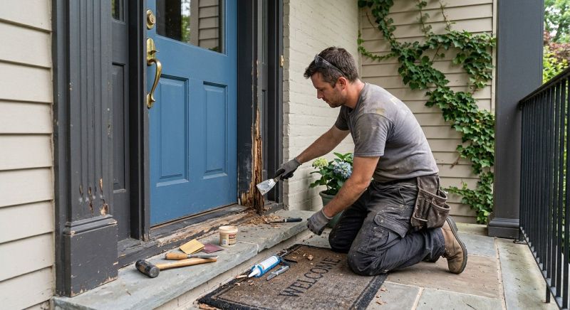 Exterior Door Trim Repair in Wilmington, NC