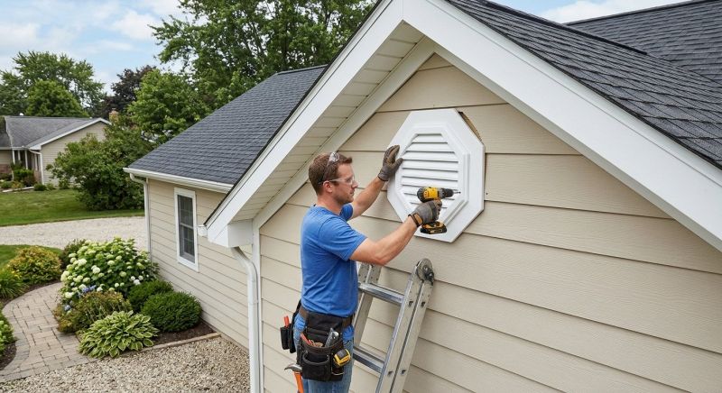 Gable Vent Installation in Kansas City, KS