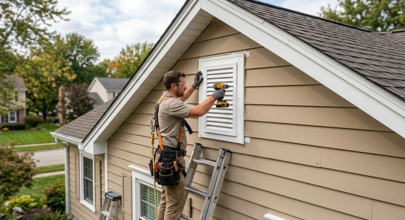 Gable Vent Installation in Alpharetta, GA