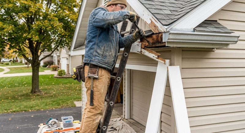 Garage Fascia Repair in Alpharetta, GA