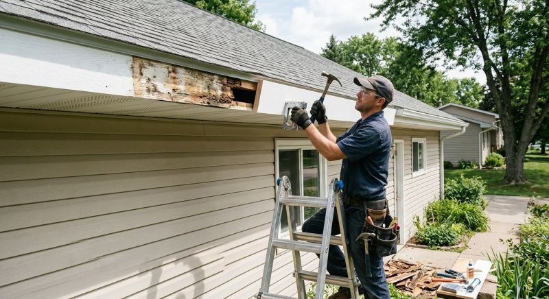 Garage Fascia Repair in Wilmington, NC