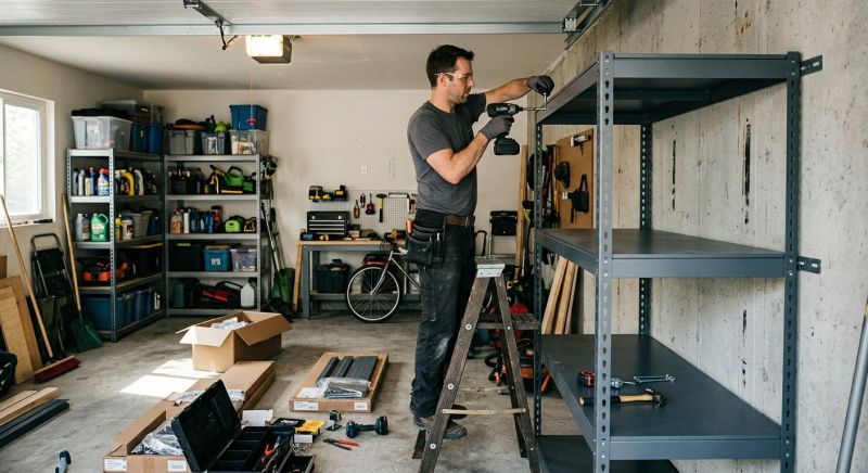 Garage Shelves Installation in Loudoun County, VA