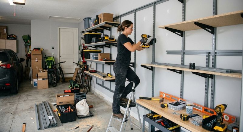 Garage Shelves Installation in Fairfax County, VA