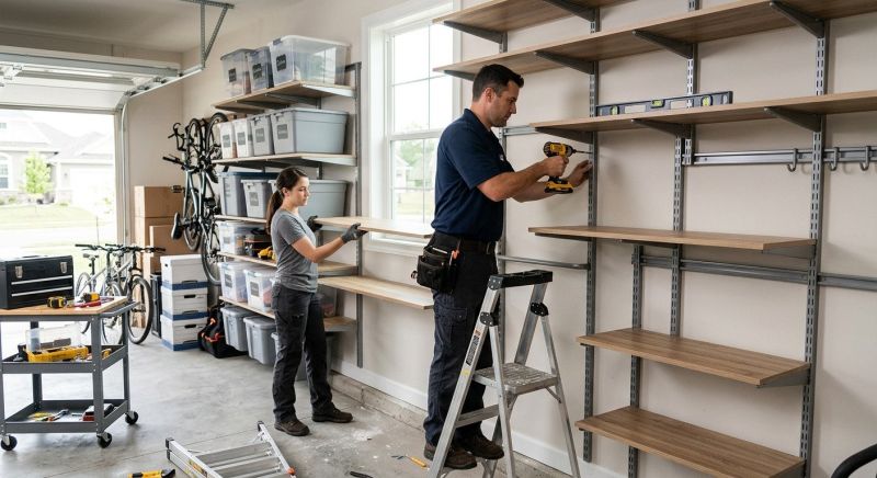 Garage Shelves Installation in Arlington, VA