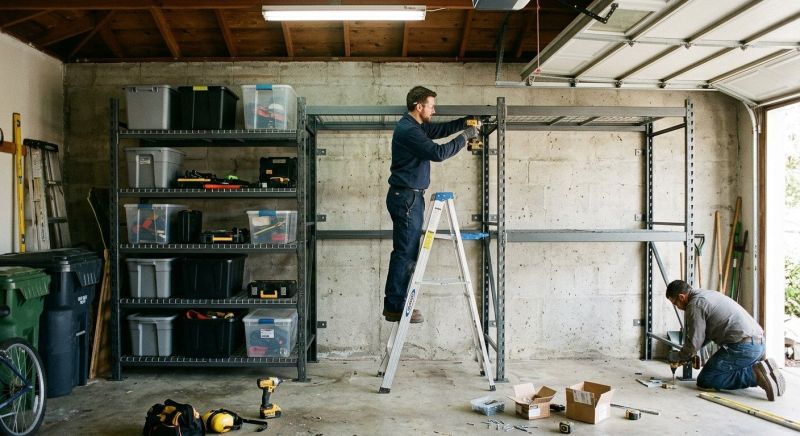Garage Tool Rack Installation in Loudoun County, VA