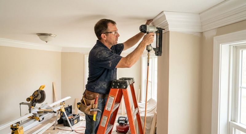 House Molding Installation in Kansas City, KS