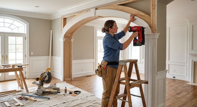 Interior Trim Work in Wilmington, NC