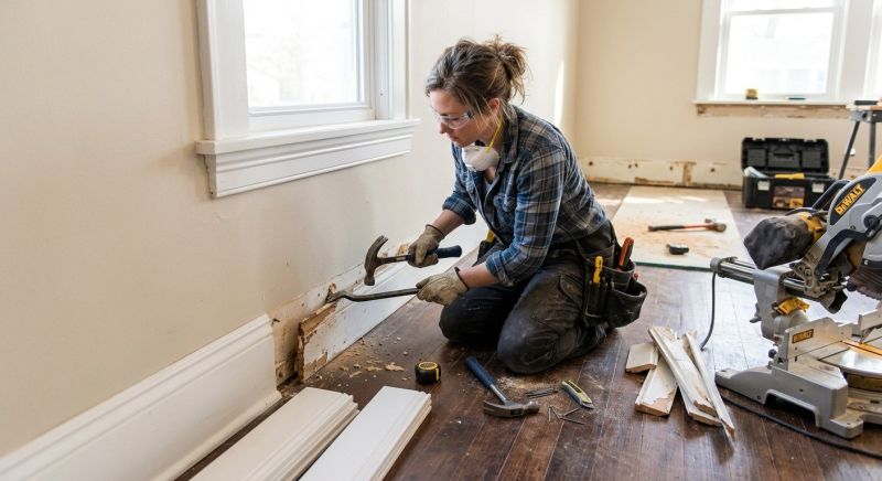 Interior Trim Work in Wilmington, NC