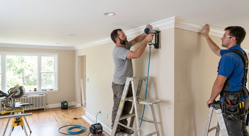 Kitchen Molding Installation in Kansas City, KS
