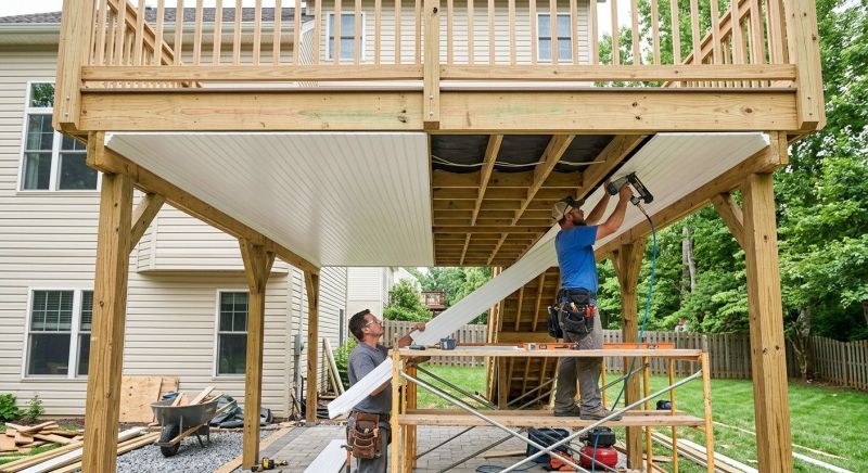 Porch Ceiling Replacement in Olathe, KS