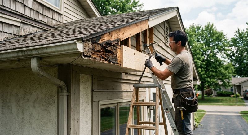 Rotted Fascia Repair in Overland Park, KS