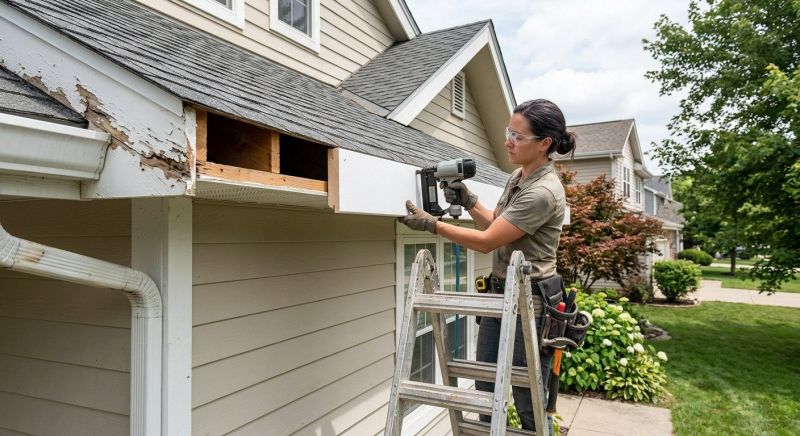 Rotted Fascia Repair in Olathe, KS