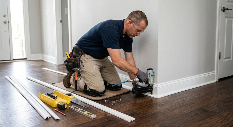 Shoe Molding Installation in Wilmington, NC