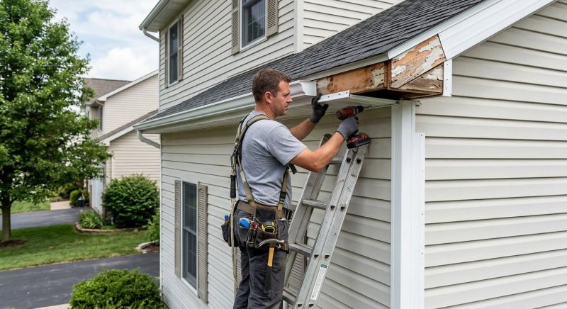Soffit Damage Repair in Conroe, TX