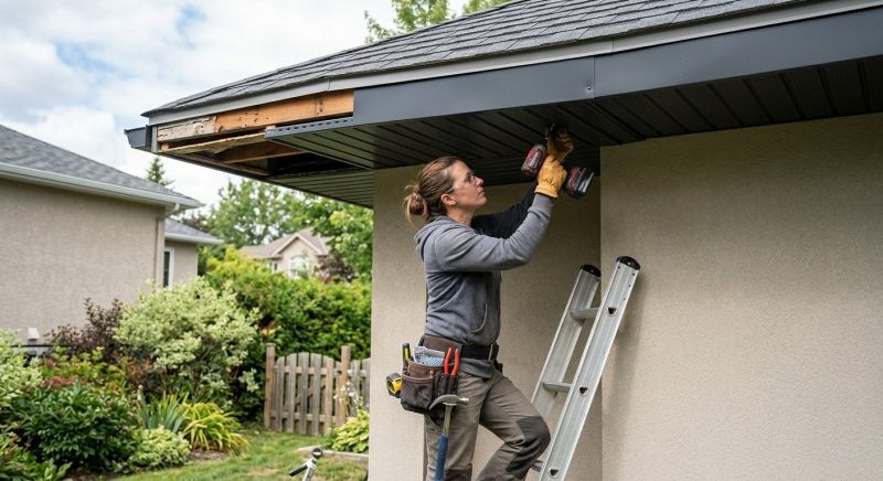 Soffit Damage Repair in Alpharetta, GA