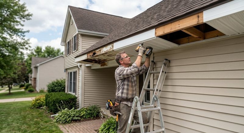 Soffit Damage Repair in Alpharetta, GA