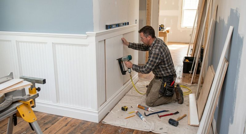 Wainscoting Installation in Wilmington, NC