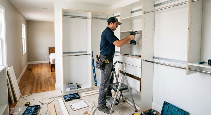 Walk In Closet Remodeling in Charlotte, NC