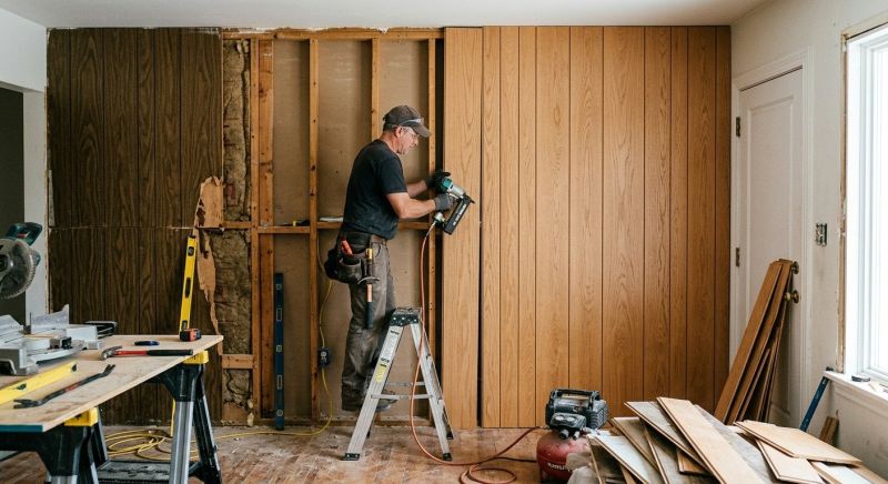 Wall Paneling Installation in Wilmington, NC