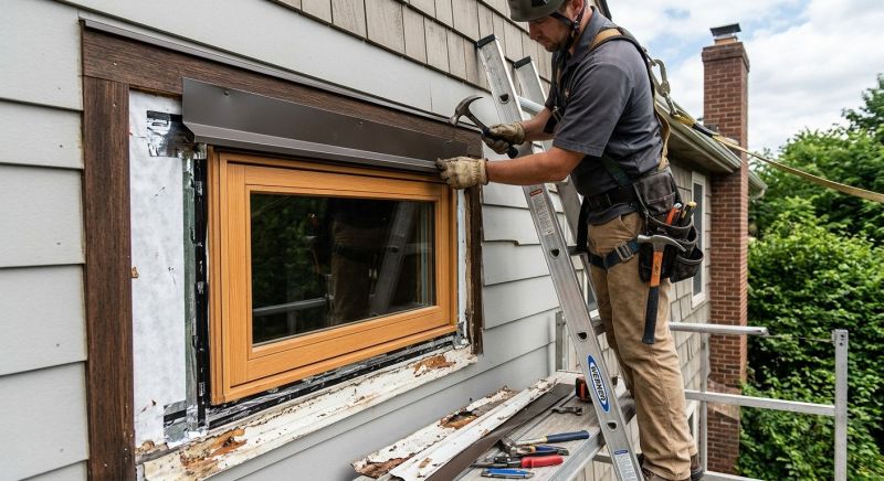 Window Flashing Replacement in Wilmington, NC
