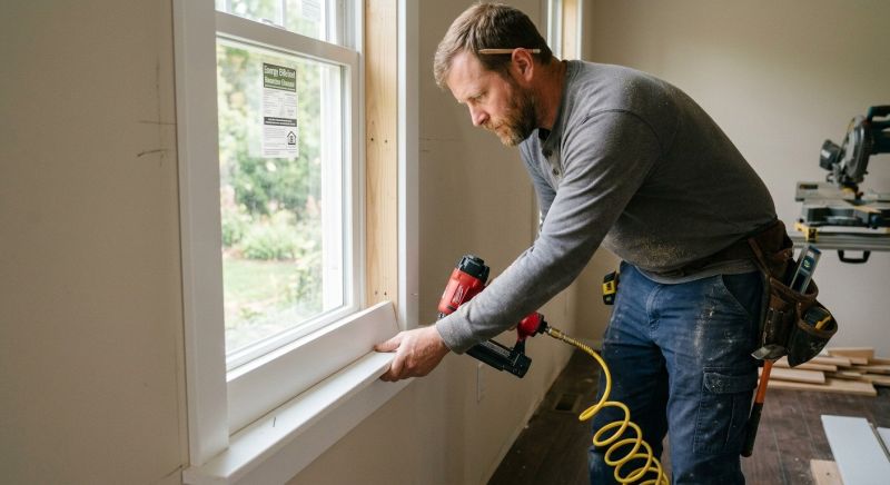 Window Trim Installation in Wilmington, NC